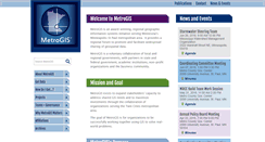 Desktop Screenshot of metrogis.org